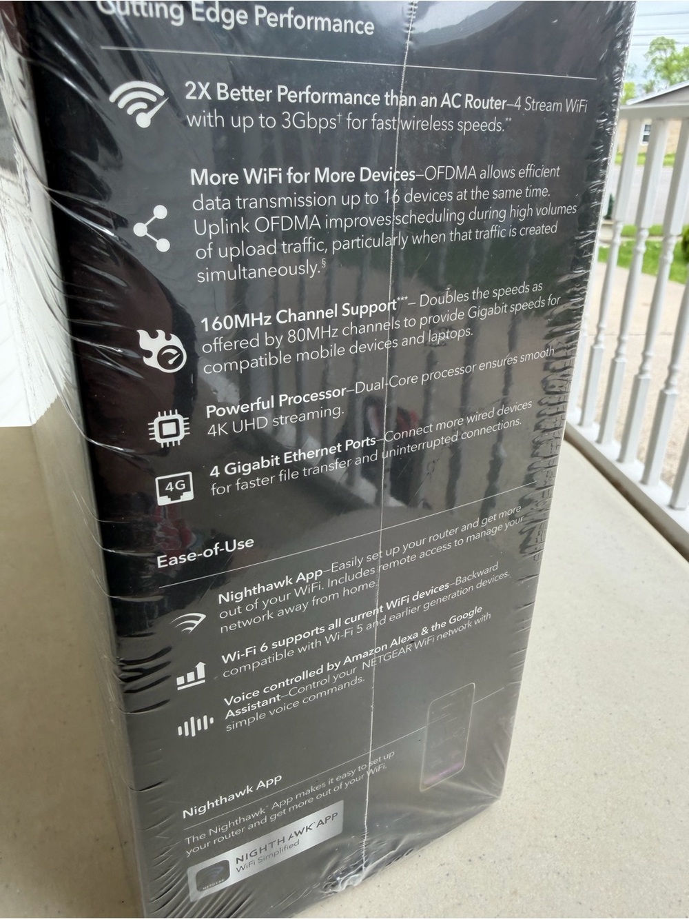 NETGEAR Router Nighthawk RAX40 4 Stream WiFi 6 AX3000 | Factory Sealed - Picture 8 of 8